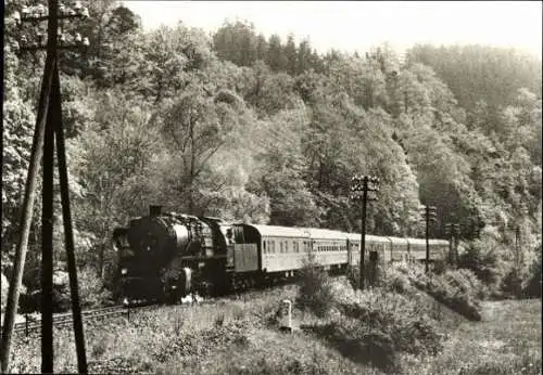 Set von  6 AK + 3 Umschlagfotos  im Umschlag Dampflokomotiven im Einsatz Baureihe 50