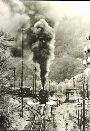 Set von  6 AK + 3 Umschlagfotos  im Umschlag Dampflokomotiven im Einsatz Baureihe 50