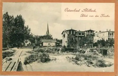 Album mit 12 AK zusammenhängend Ostseebad Ahlbeck