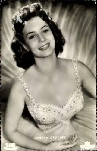 Ak Schauspielerin Marina Orschel, Portrait, Das Sonntagskind, Autogramm
