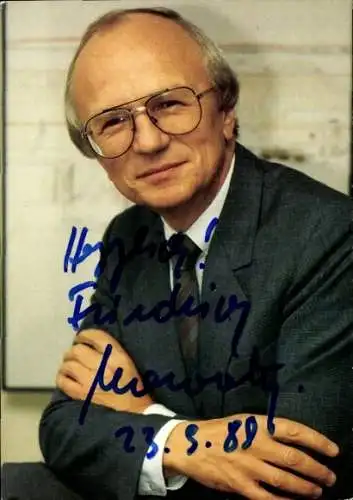 Ak Schauspieler Fridrich Nowottny, Portrait, Autogramm, Intendant WDR