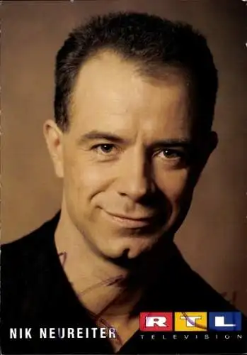 Ak Schauspieler Nik Neureiter, Portrait, Autogramm, RTL
