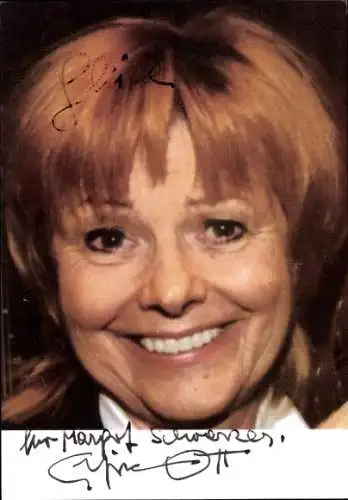 Ak Schauspielerin Elfriede Ott, Portrait, Autogramm