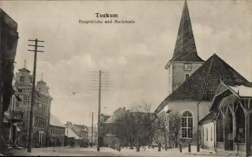 Ak Tukums Tuckum Lettland, Hauptkirche, Markthalle