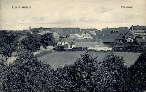 Ak Christiansfeld Kolding Dänemark, Panorama