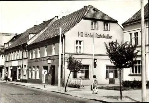 Ak Lindow in der Mark, HO-Hotel Ratskeller