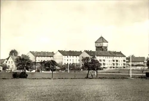 Ak Hohenleuben in Thüringen, Neubauten am Wasserturm