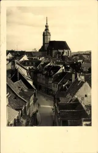 Foto Naumburg an der Saale, Steinweg mit Wenzelskirche