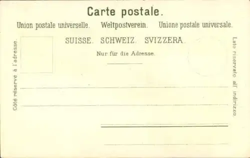 Litho Luzern Stadt Schweiz, Schweizerhof, Luzernerhof