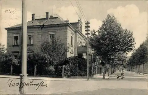 Foto Ak Dresden Laubegast, Troppauer Straße