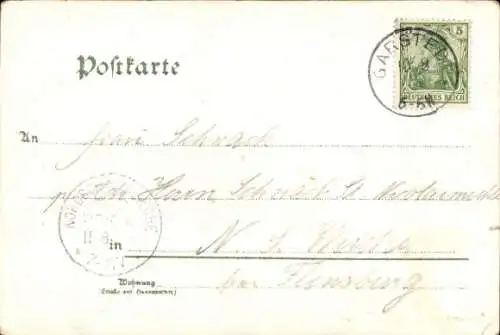 Litho Garstedt Norderstedt Schleswig Holstein, Gasthaus zur Ohe