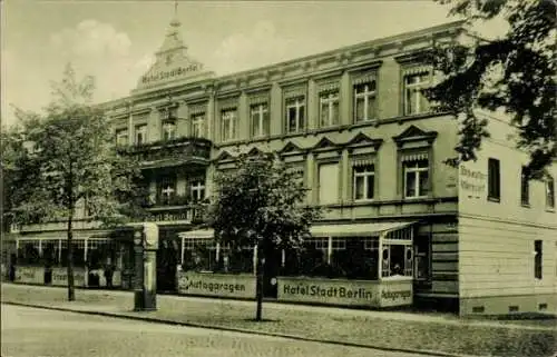 Ak Lübben im Spreewald, Hotel Stadt Berlin