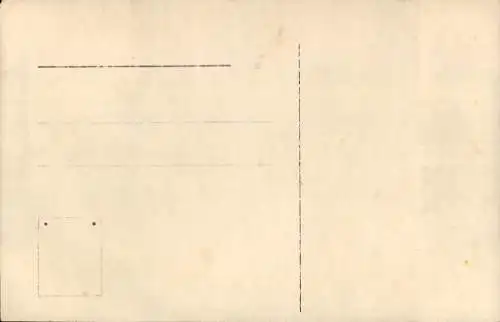 Foto Ak Frau am Tisch, Standporträt