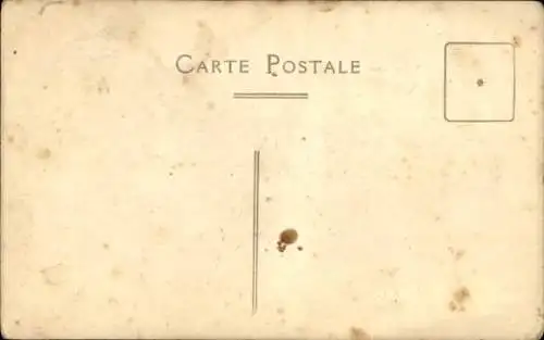 Foto Ak Französischer Soldat in Uniform, Porträt