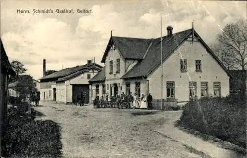 Ak Geltorf in Holstein, Hermann Schmidt's Gasthof