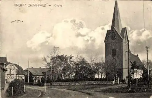 Ak Kropp in Schleswig, Kirche