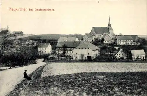 Ak Neukirchen bei Deutschenbora Reinsberg in Sachsen, Gesamtansicht