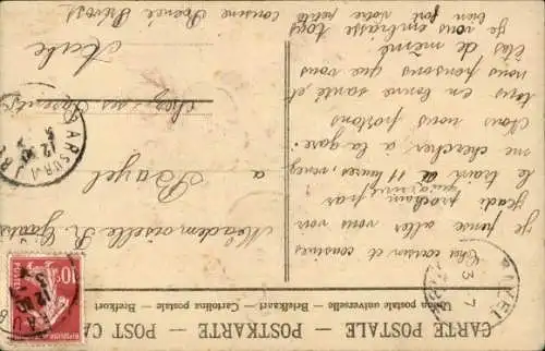 Präge Ak Schwalbe, Stiefmütterchen, Vogel, Souvenir