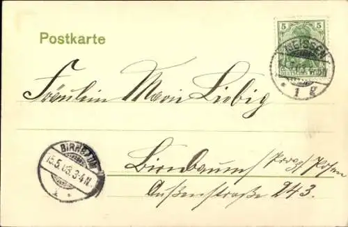 Ak Meißen an der Elbe, Rauhenthal, Panorama