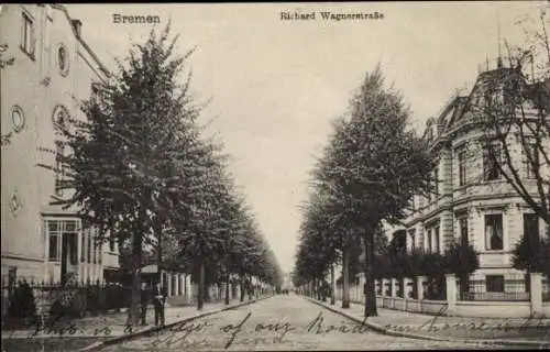 Ak Hansestadt Bremen, Richard Wagner Straße