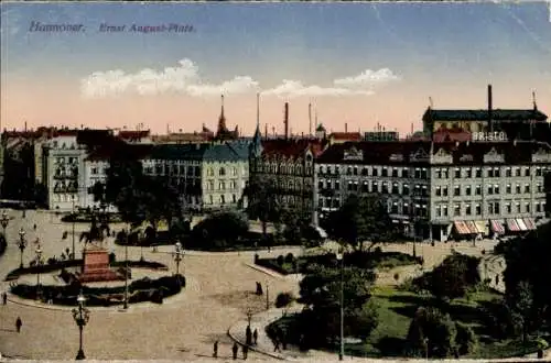 Ak Hannover in Niedersachsen, Ernst-August-Platz