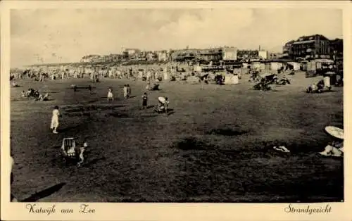 Ak Katwijk aan Zee Südholland Niederlande, Strand