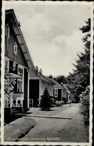 Ak Appelscha Fryslân Niederlande, Men's Pavilion Sanatorium