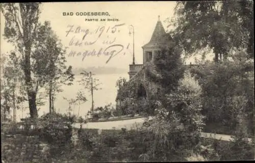 Ak Bad Godesberg Bonn am Rhein, Teilansicht