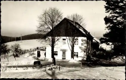 Ak Meinerzhagen im Sauerland, Gebäude, Winteransicht