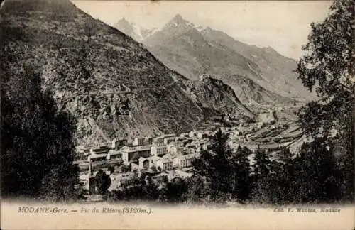 Ak Modane Savoie, Gare, Pic du Rateau