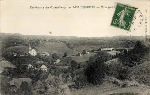 Ak Les Deserts Frankreich, Panorama