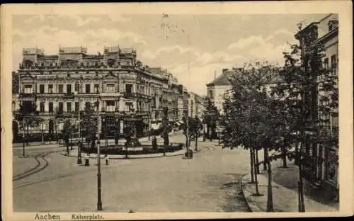 Ak Aachen Nordrhein Westfalen, Kaiserplatz