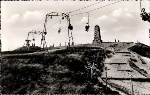 Ak Feldberg im Schwarzwald, Sessellift, Bismarckturm