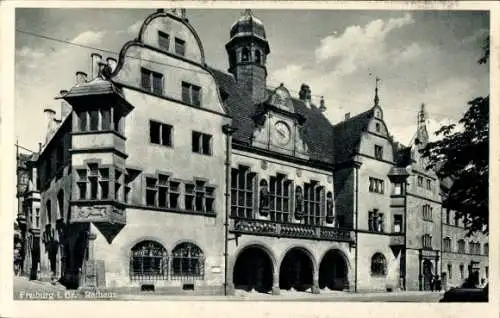 Ak Freiburg im Breisgau, Rathaus