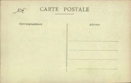 Ak Sommesous Marne, Le croisemont des Routes apres la Bataille de la Marne