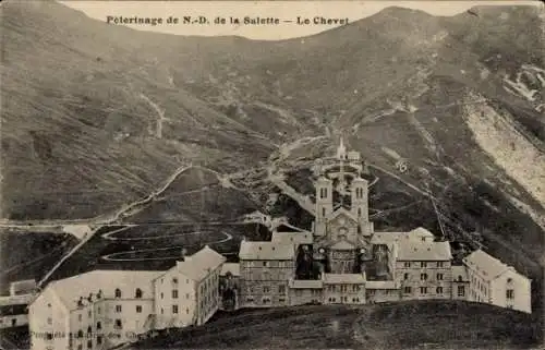 Ak Isère, Pelerinage de Notre Dame de la Salette, Le Chevet