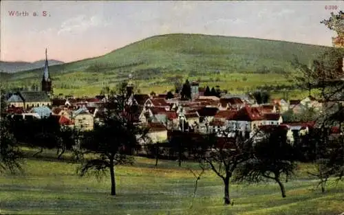 Ak Wœrth sur Sauer Woerth Wörth an der Sauer Elsass Bas Rhin, Panorama