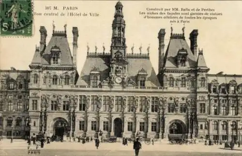 Ak Paris IV, Rathaus