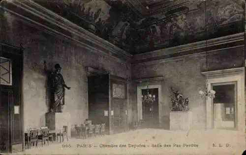 Ak Paris VI Luxemburg, Abgeordnetenkammer, Salle des Pas-Perdus