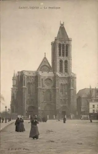 Ak Saint Denis Seine Saint Denis, Basilika