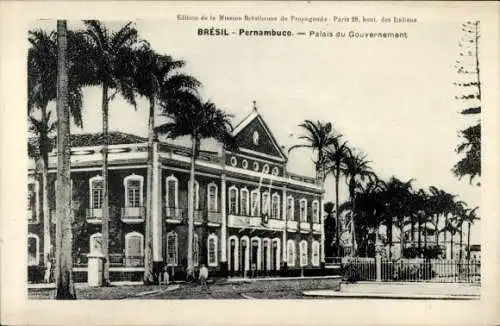 Ak Pernambuco Brasilien, Palais du Gouvernement