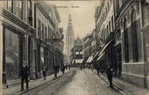 Ak Breda Nordbrabant Niederlande, Eindstraat