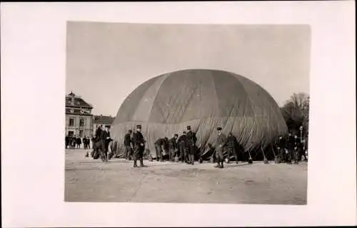 Ak Freiballon Cordou Bennel, Weltfliegen 1909