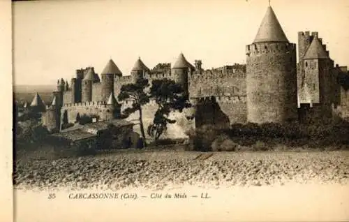 Set von 20 Ak Carcassonne Aude