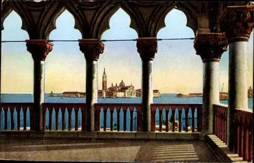 Set von 7 Ak Venezia Venedig Veneto, Markusdom, diverse Ansichten