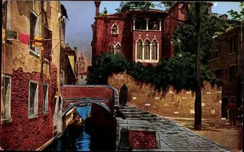 Set von 7 Ak Venezia Venedig Veneto, Markusdom, diverse Ansichten