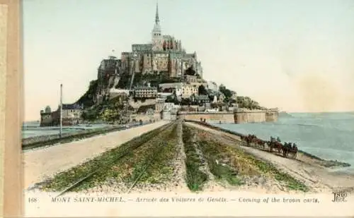 Set von 11 Ak Le Mont Saint Michel Manche