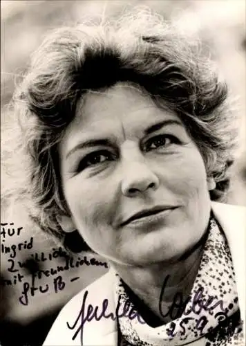 Ak Schauspielerin Gerhild Weber, Portrait, Autogramm