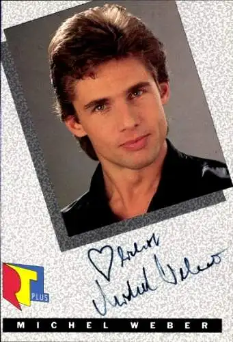Ak Schauspieler Michael Weber, Portrait, RTL plus, Autogramm