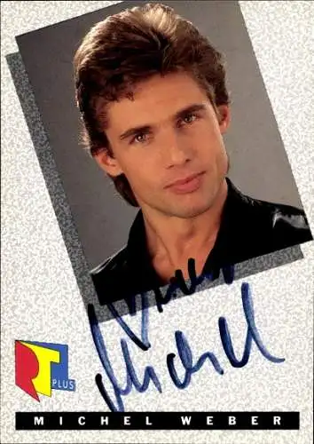 Ak Schauspieler Michael Weber, Portrait, RTL plus, Autogramm